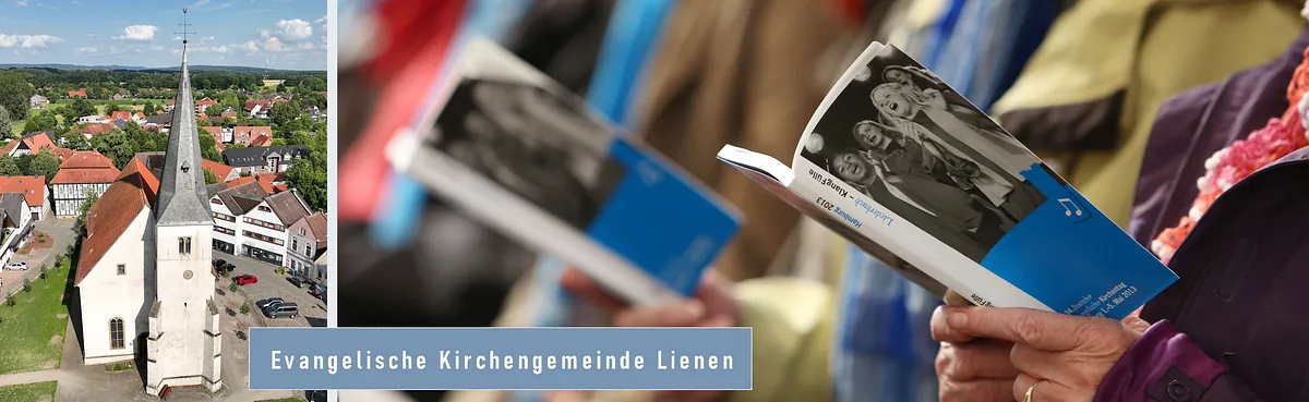 Bildausschnitt eines Chores mit Notenheften