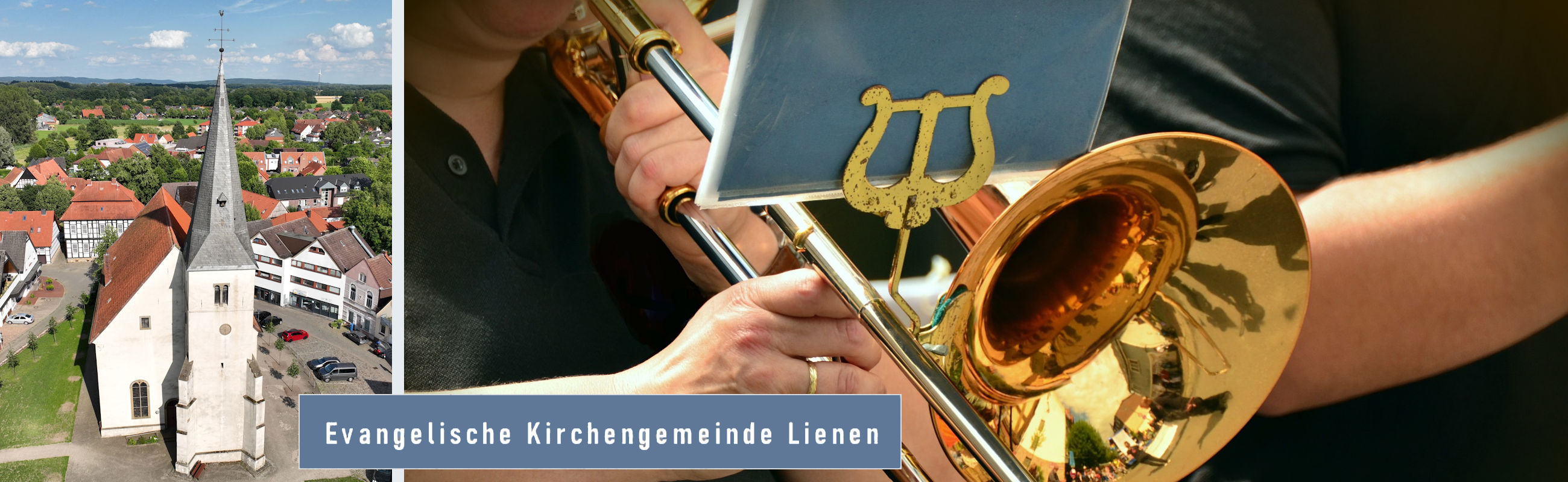 Detail einer Posaune