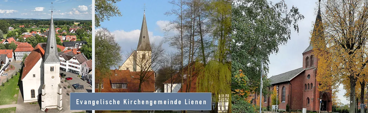 Collage der Lienener und Kattenvenner Kirche